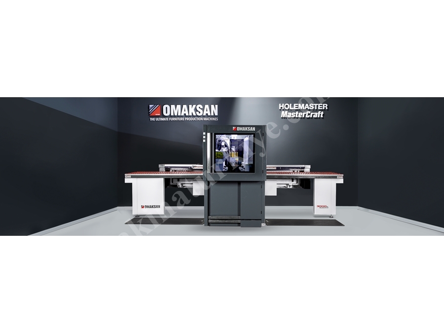 Omaksan 3000 Sl Cnc Esnek Delik Delme Ve Kanal Açma Makinası