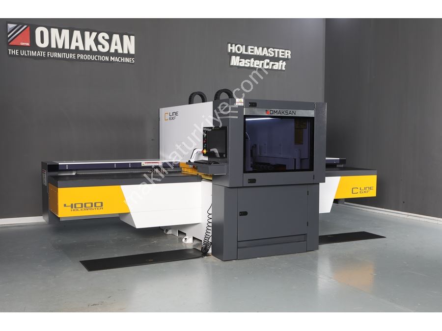 Omaksan C-Line 6x schneller Serienfertigung CNC Bohr- und Fräsmaschine