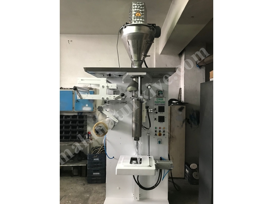 Vidalı Toz Dolum Paketleme Makinesi
