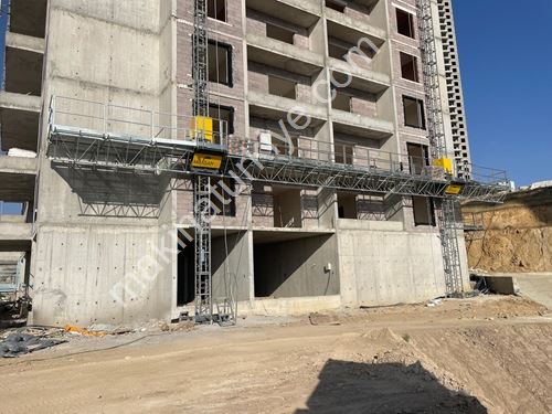 Hareketli Cephe Platformu, Sütunlu Çalışma Platformu, Otomatik İskele, Cephe İskelesi 