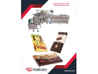 Machine d'emballage de tablette-barre de chocolat à 180-220 pièces/minute - 0