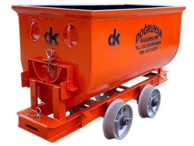 750 Kg Kapasiteli Beşik Devirmeli Kömür Vagonu - 3