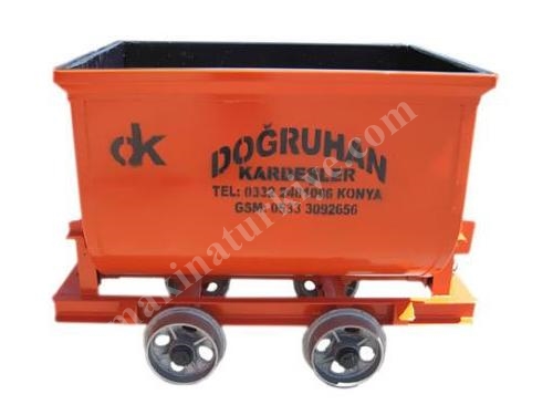 750 Kg Kapasiteli Beşik Devirmeli Kömür Vagonu