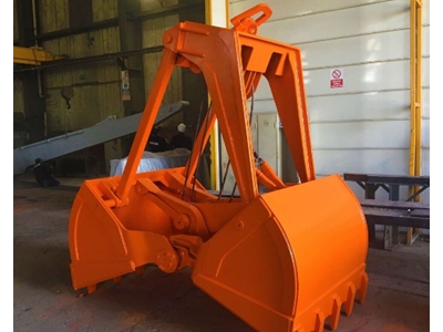 Bagger Eimer mit Polyp Kiefer - 3