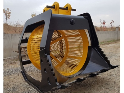 Drum screening bucket for 30-ton machine - 1