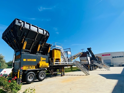 100-180 Ton / Saat Çeneli Kırıcılı Mobil Konkasör - 7