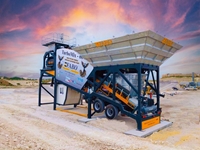 60 m3 / Saat Mobil Beton Santrali 