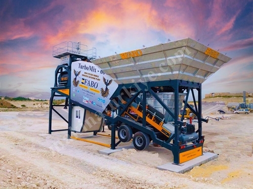 60 m3 / Saat Mobil Beton Santrali 