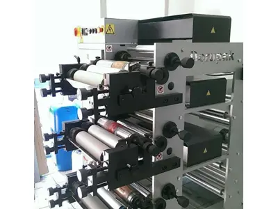 Машина для флексографской печати и нанесения этикеток FX 3 с тремя цветами