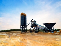 120 m3 / h Mobile ready Mixed Concrete Plant - 6