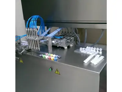 Fully Automatic 6-Nozzle Filling and Capping Machine