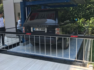 3 Ton Kapasiteli 3.5 Metre Seyir Makaslı Araç Asansörü - 7