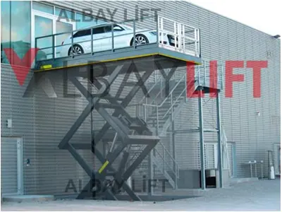 3 Ton Capacity 3.5 Meter Scissor Vehicle Lift