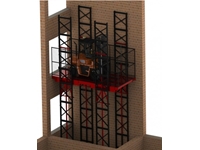 Ascenseur de véhicule à colonne de croisière de 4 mètres et capacitée de 3 tonnes  - 3