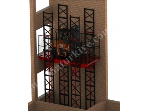 Ascenseur de véhicule à colonne de croisière de 4 mètres et capacitée de 3 tonnes 