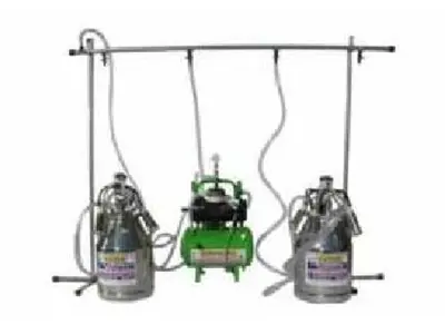 Fixed System Stainless Teat Cup Double Milking Machine
