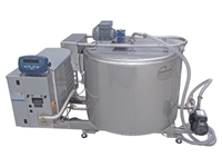 1000 Liter Capacity Vertical Milk Cooling Tank - 0