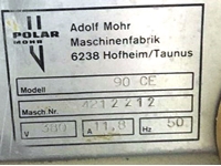 Polar 90 CE Eltromat Papier-Schneidemaschine - 5