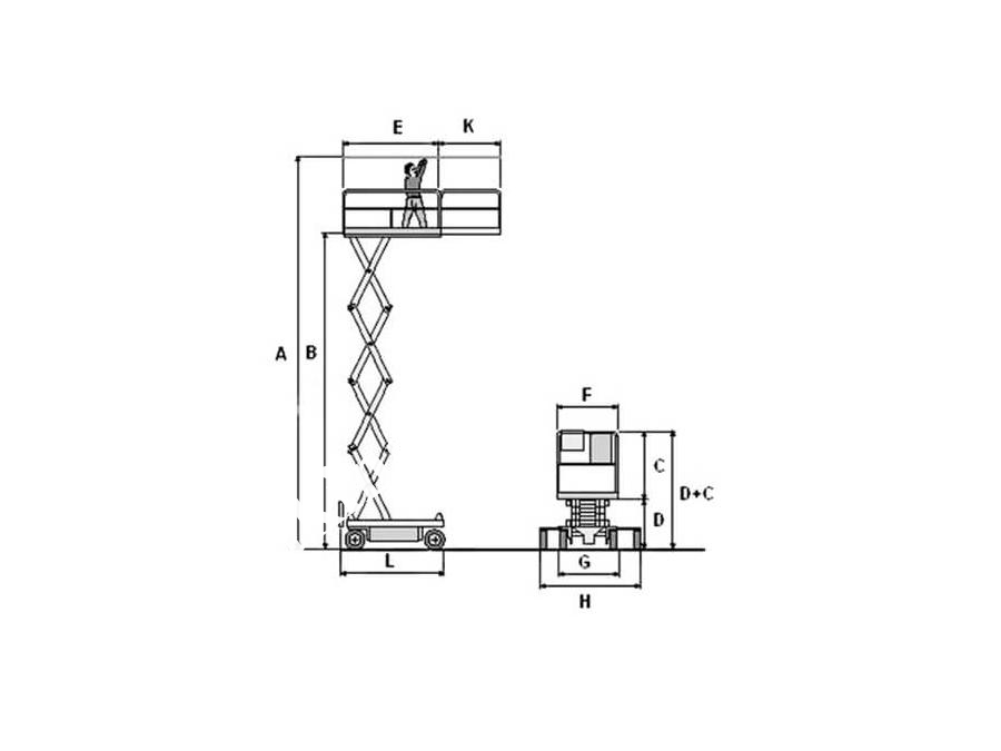 Plateforme Personnelle de 200 Kg
