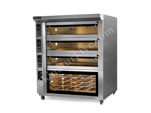 4 Tepsili Mini Katlı Ekmek Pasta Fırın