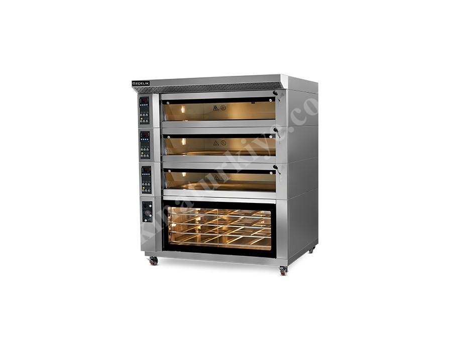 12 Tepsili Mini Katlı Ekmek Pasta Fırını