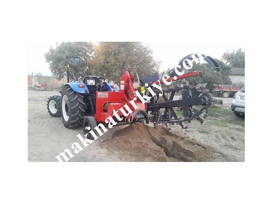 Trencher Traktör Arkası Kanal Açma Makinası 