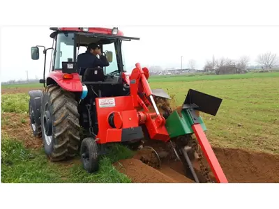 Trencher Traktör Arkası Kanal Açma Makinası 