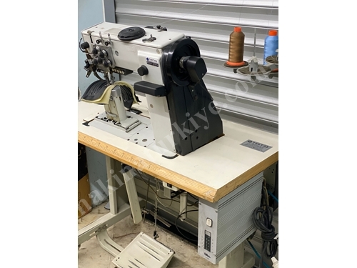 Double Needle and Double Column Leather Upholstery Sewing Machine
