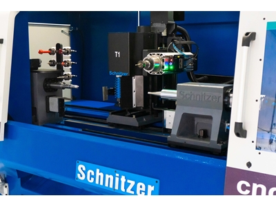 4 Axis 3 Unit CNC Wood Turning Machine - 1
