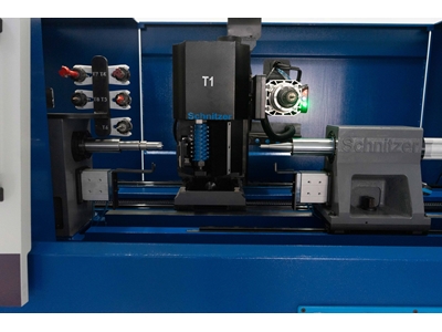 4 Axis 3 Unit CNC Wood Turning Machine - 4