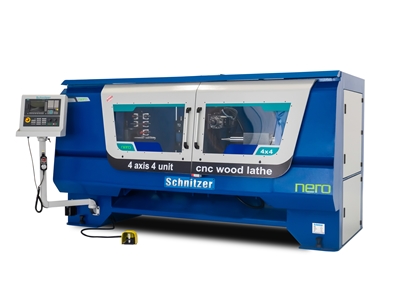 4-Axis Sanded CNC Wood Turning Machine - 0