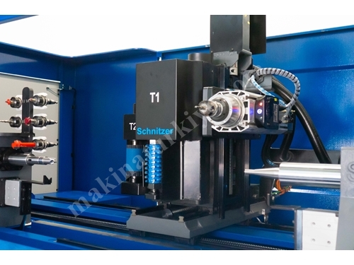 4-Axis Sanded CNC Wood Turning Machine