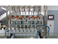 6 Nozullu Otomatik Sıvı Dolum Makinesi