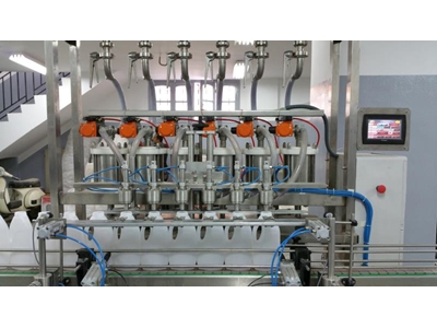 6 Nozullu Otomatik Sıvı Dolum Makinesi - 0