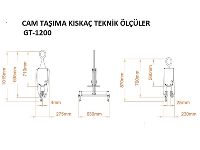 Cam Kıskaç Ve Cam Kaldırma Aparatı - 2