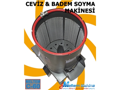 200 kg / Saat (60 litre) Ceviz Ve Badem Soyma Makinası  - 3