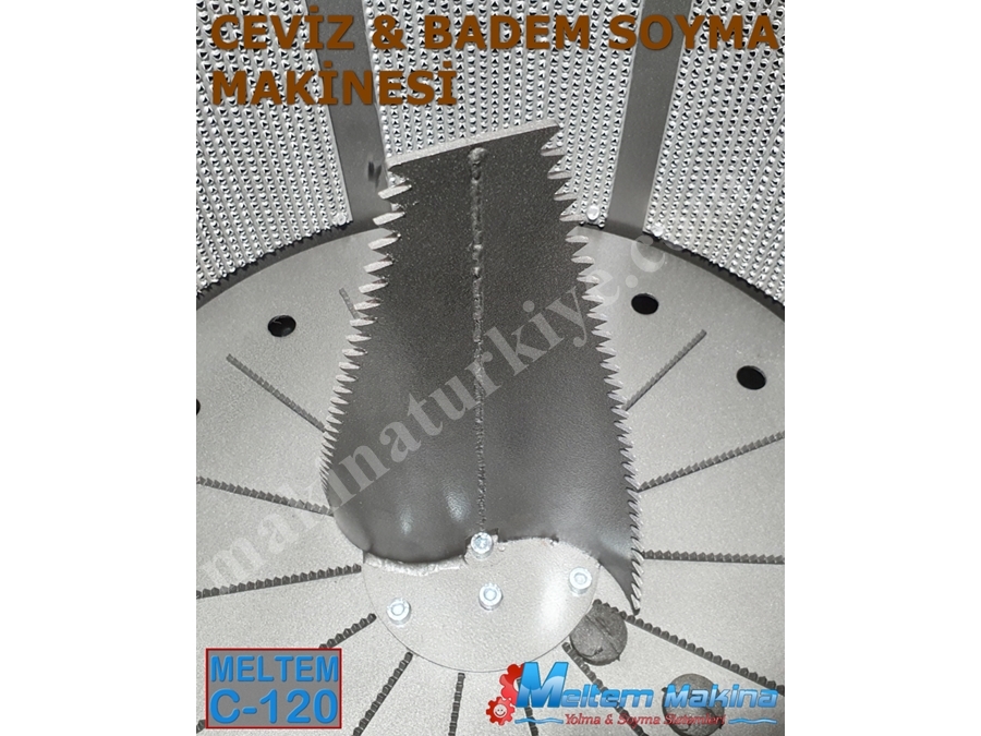 400 Kg / Saat (120 litre) Ceviz Ve Badem Soyma Makinesi 