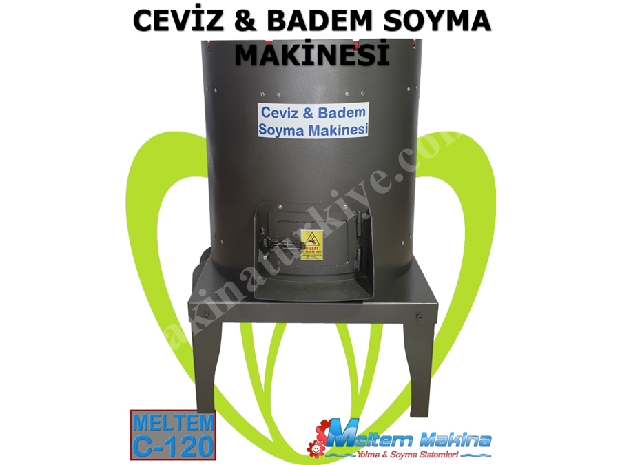 400 Kg / Saat (120 litre) Ceviz Ve Badem Soyma Makinesi 