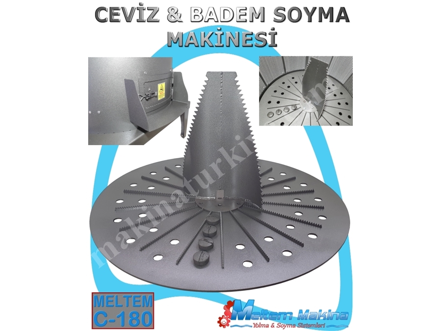550 kg / saat (180 litre) Ceviz Ve Badem Soyma Makinası 