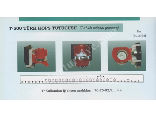 Porte-outil turc pour machine à filer les anneaux T-500