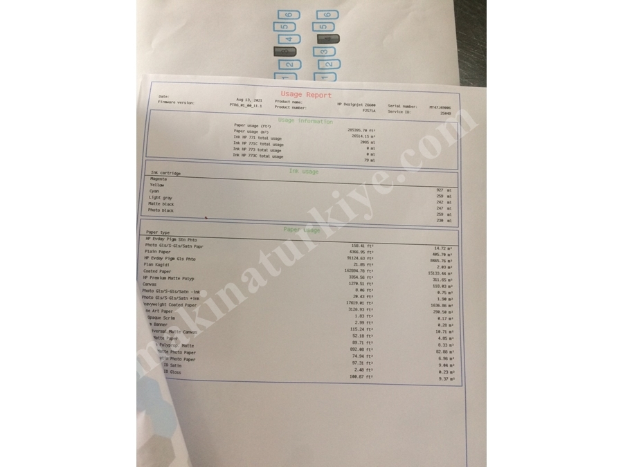 Hp Desingjet 6600 Ps Dijital Baskı Makinası