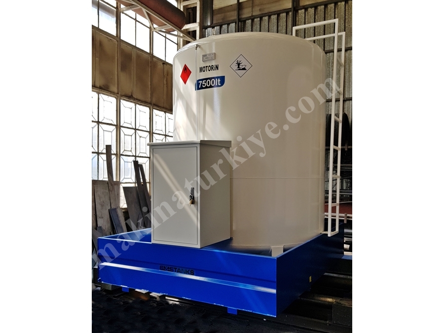 9500 Litre Dikey Yakıt Tankı