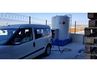 9500 Litre Dikey Yakıt Tankı - 9