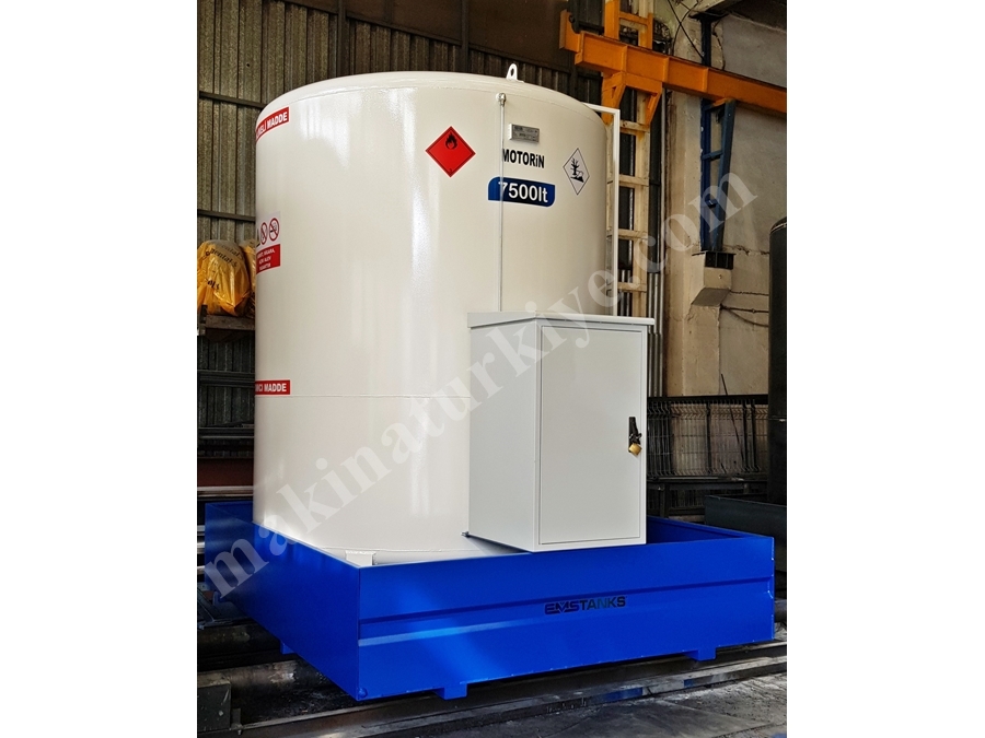 9500 Litre Dikey Yakıt Tankı