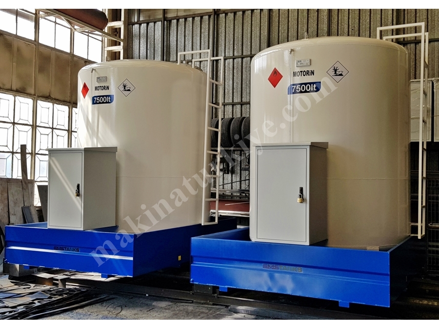 9500 Litre Dikey Yakıt Tankı