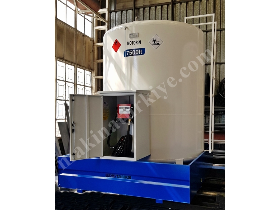 9500 Litre Dikey Yakıt Tankı