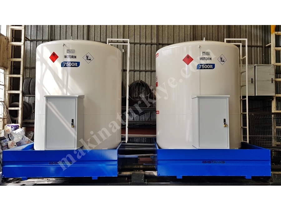 9500 Litre Dikey Yakıt Tankı