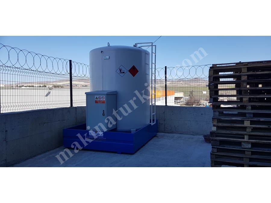 9500 Litre Dikey Yakıt Tankı