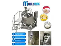 1000 Litre Yatık Tip Peynir Proses Tankı