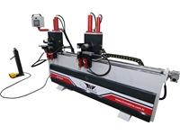 38 x 2 mm Servolu Çift Kafa Boru Profil Bükme Makinası